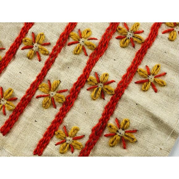 ‘70s Holly Hobbie Embroidery Crewel Bonnet Sitting Pretty Needle point Not Frame - Picture 4 of 8